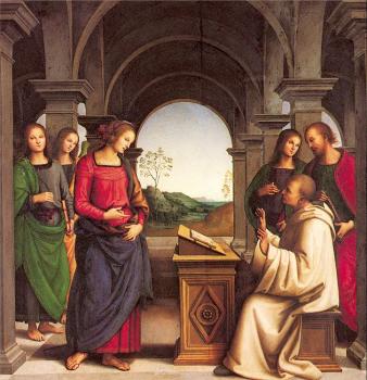 彼得羅 貝魯吉諾 The Vision of St. Bernard 彼得羅 貝魯吉諾 The Vision of St. Bernard
